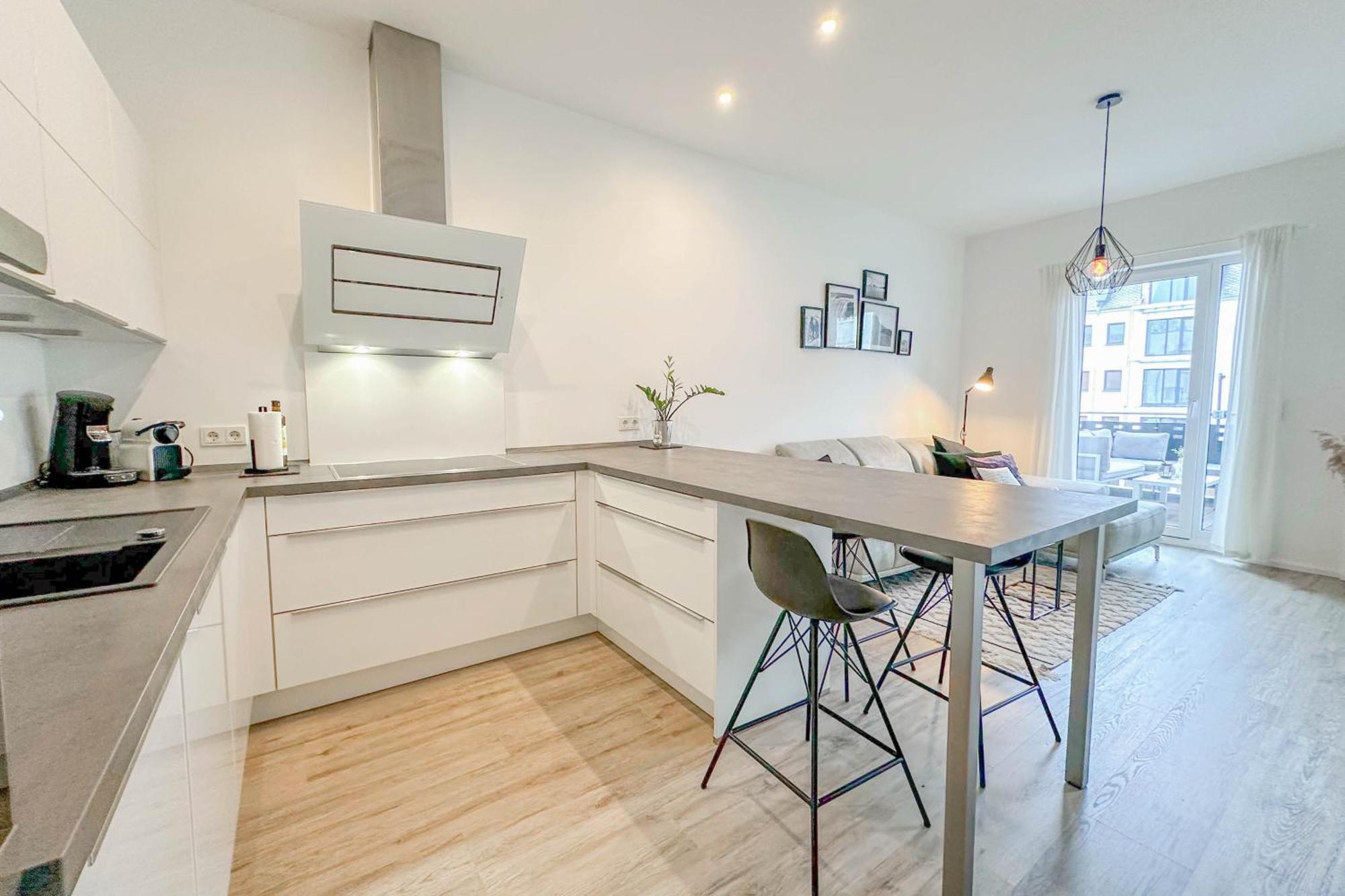 Modernes Trierer Cityloft Mit Grossem Balkon Exterior foto